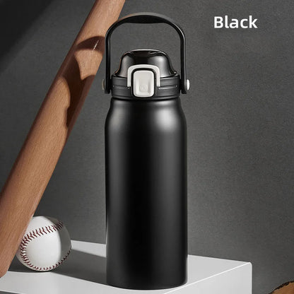 2L Tumbler Thermo Bottle Large Capacity with Straw Stainless Steel Thermal Water Bottle Cold and Hot Thermo Cup Vacuum Flask Gym